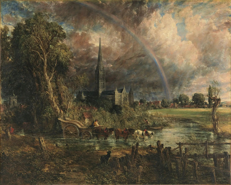 Salisbury Katedrali Çayırdan Görünüm - John Constable