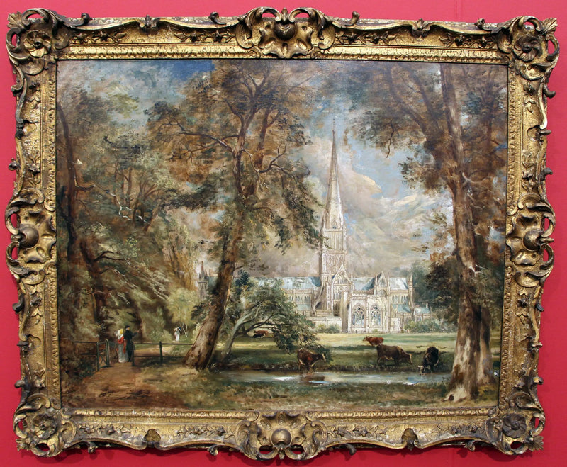 Salisbury Katedrali, piskopos bahçelerinden görünüm - John Constable