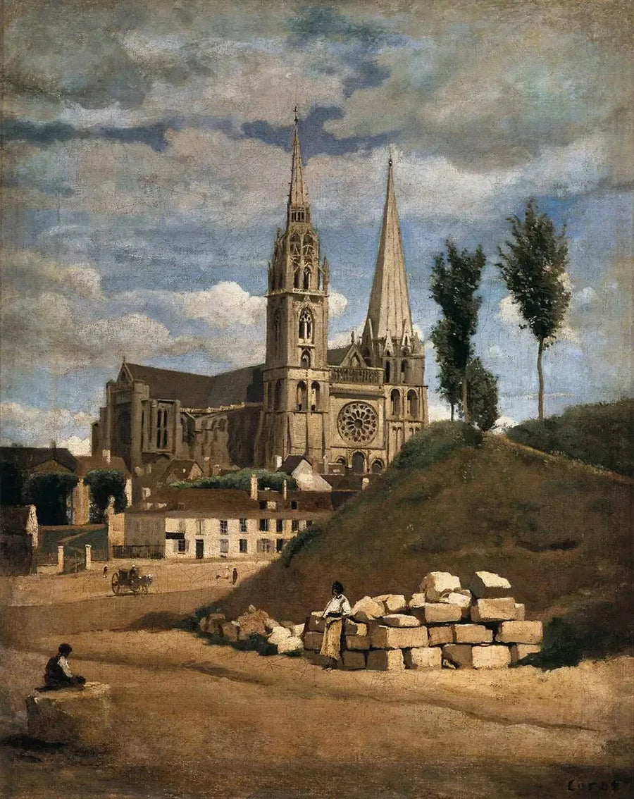 Chartres Notre-Dame Katedrali - Jean-Baptiste Camille Corot