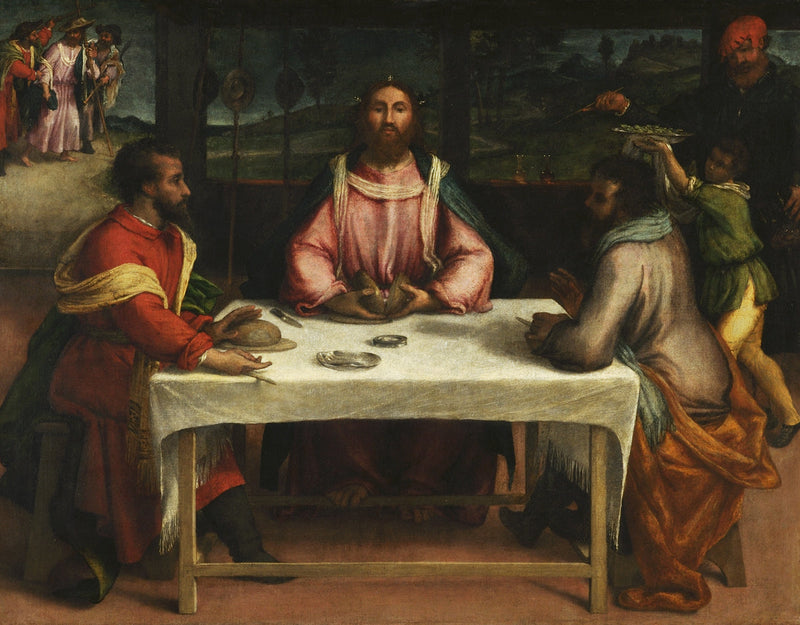 Emmaus Sofrası - Lorenzo Lotto