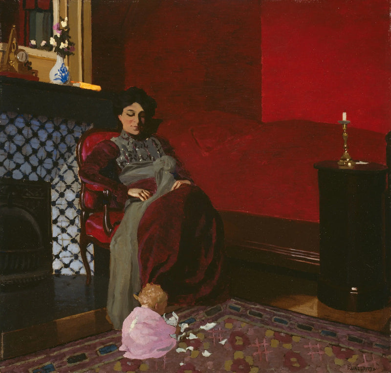 Kırmızı Oda, Étretat - Félix Vallotton