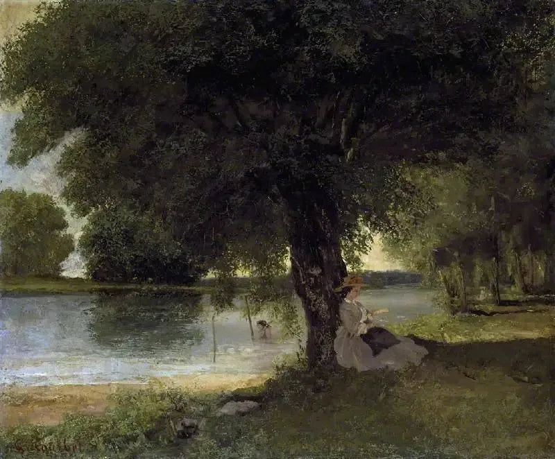 La Charente Port-Bertaud'da - Gustave Courbet