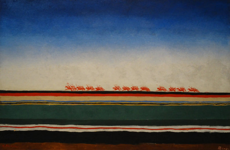 Kızıl Süvari Yükü - Kazimir Malevich