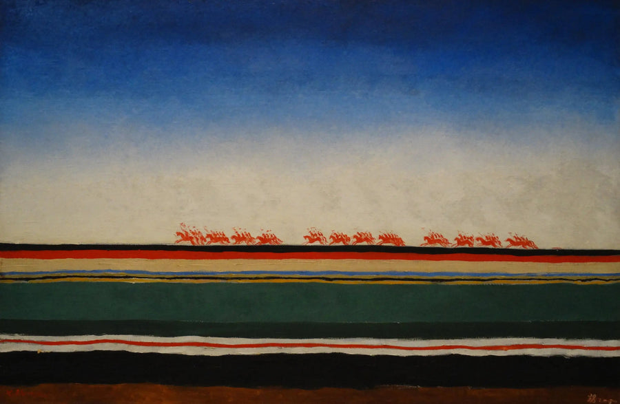 Kızıl Süvari Yükü - Kazimir Malevich