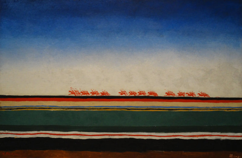 Kızıl Süvari Yükü - Kazimir Malevich