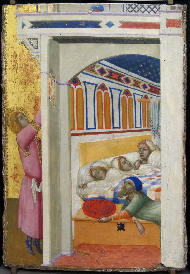 Saint Nicolas de Bari'nin Merhameti - Ambrogio Lorenzetti