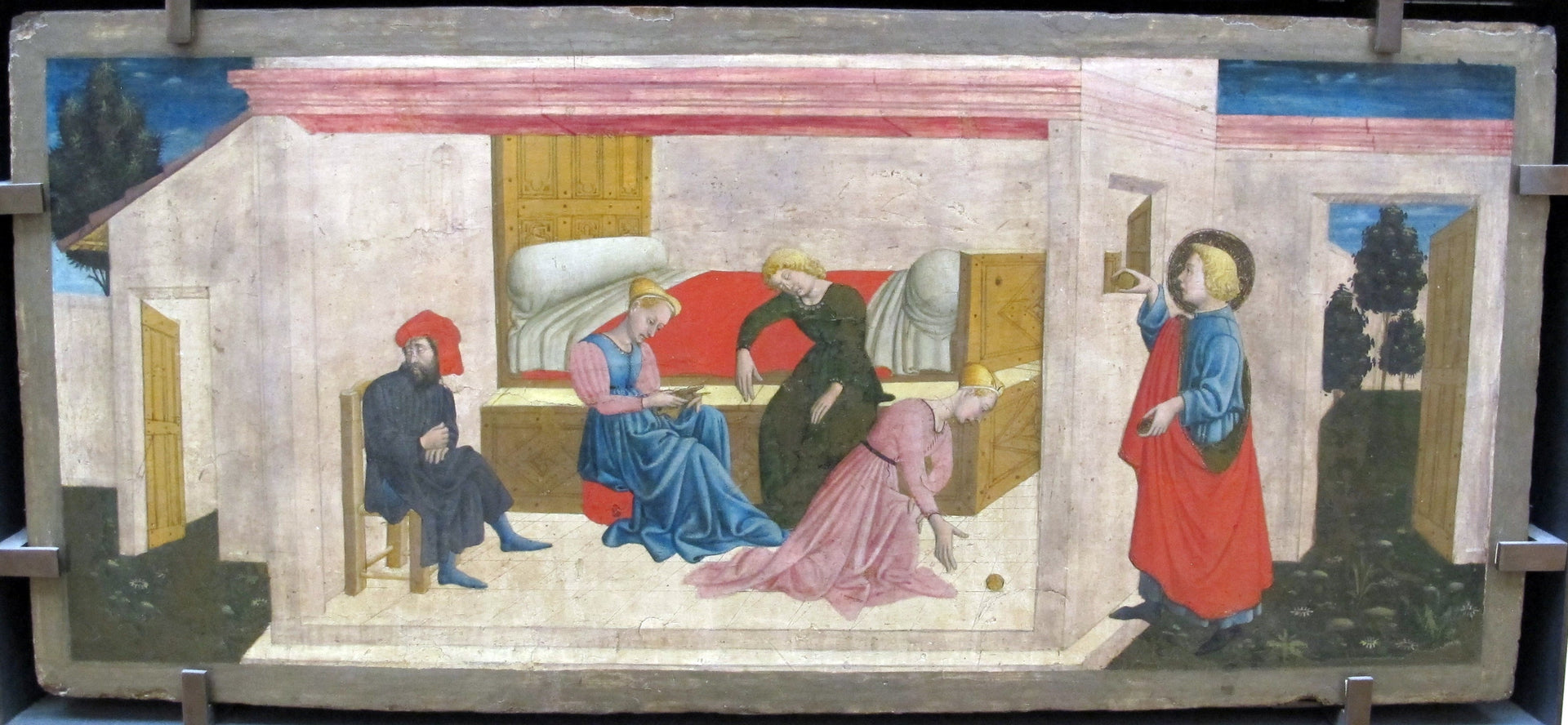 La Charité de saint Nicolas de Bari - Giovanni Francesco da Rimini image 1 reproduction artisanale de tableau