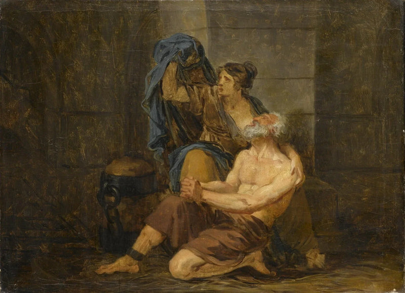 Roma Şükran: Cimone ve Babası - Jean-Baptiste Greuze