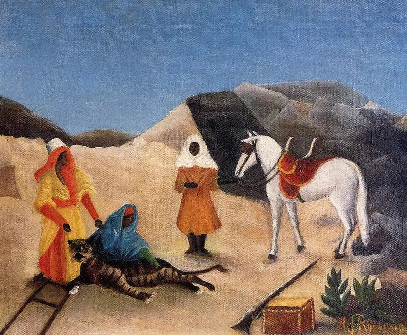 Kaplan Avı - Henri Rousseau