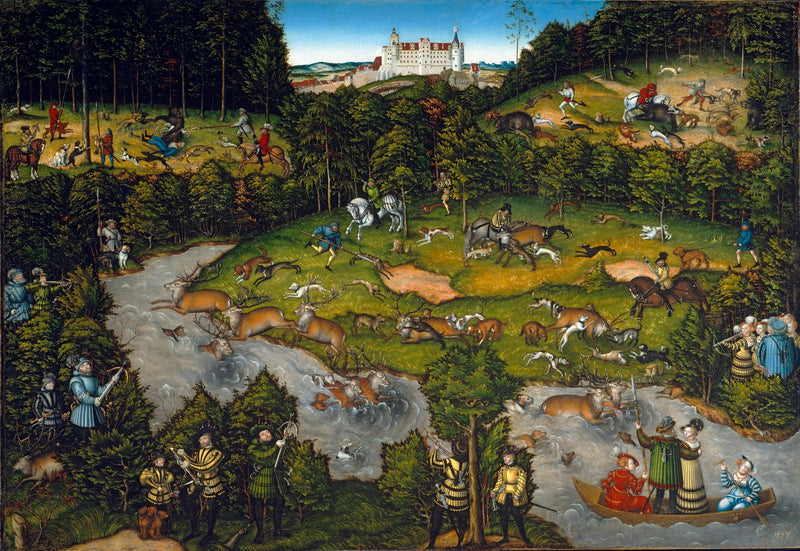 Hartenfels Kalesi Yakınlarındaki Av - Lucas Cranach the Elder