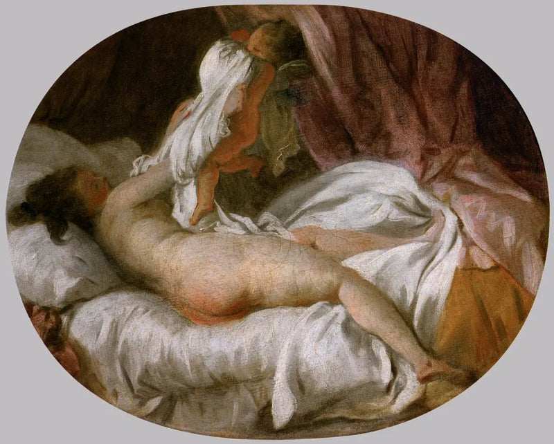 La Chemise çıkarma - Jean-Honoré Fragonard