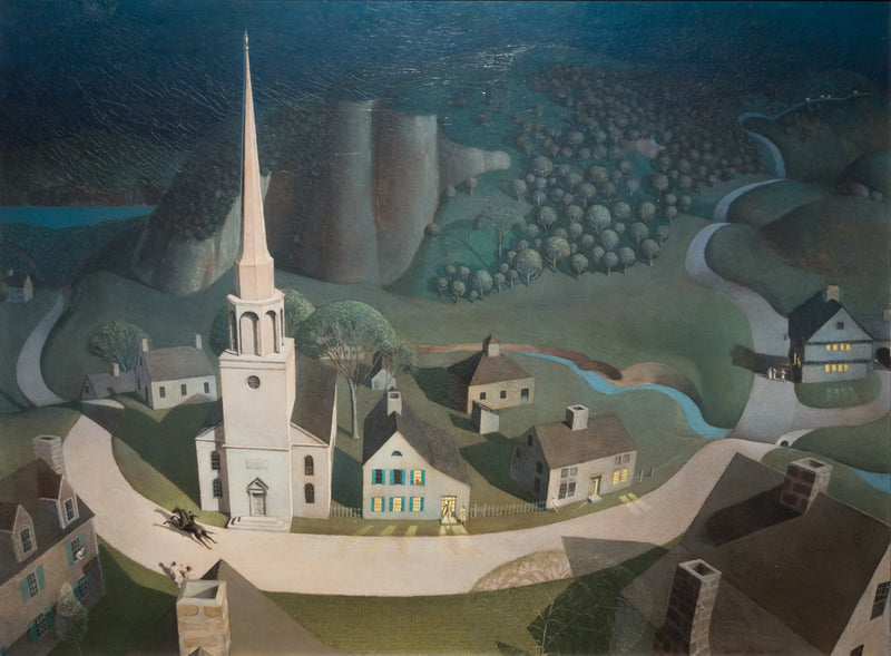 Paul Revere'nin Gece Atlısı - Grant Wood