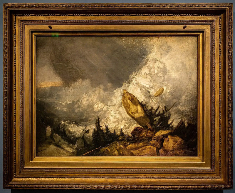 Grisons'da Bir Çığ Düşmesi - J. M. W. Turner