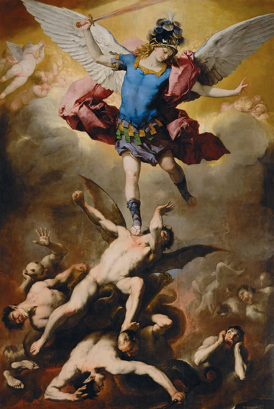 İsyankar Meleklerin Düşüşü - Luca Giordano