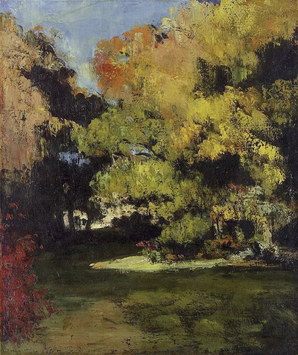 Reproduction du tableau « La Clairière - Paul Cézanne » par Alpha Reproduction en peinture à l’huile