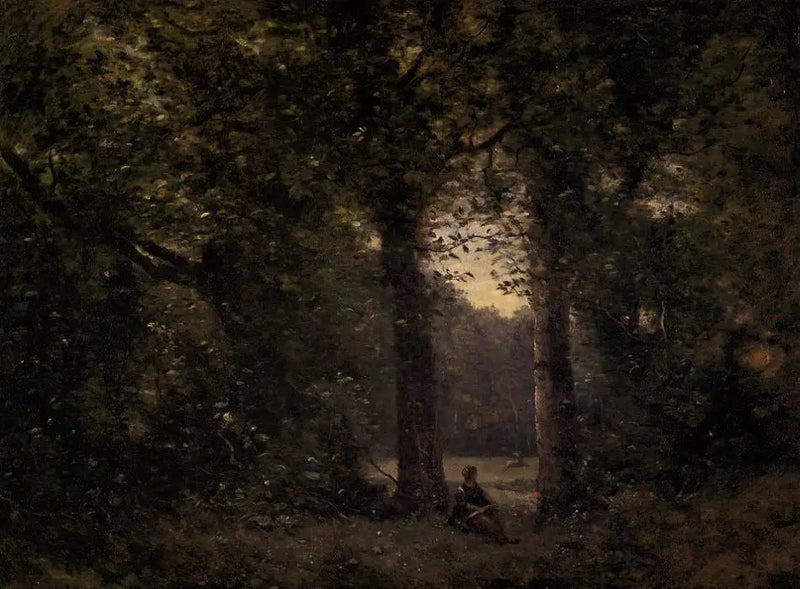 La Clairière, Ville-d'Avray'den Hatıra - Jean-Baptiste Camille Corot
