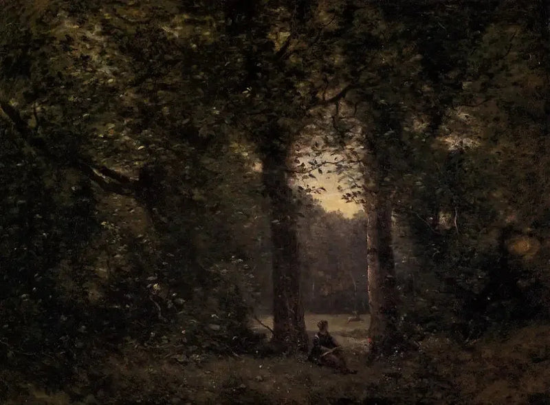 La Clairière, Ville-d'Avray'den Hatıra - Jean-Baptiste Camille Corot