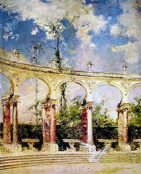 Versailles'teki Kolonad - Giovanni Boldini