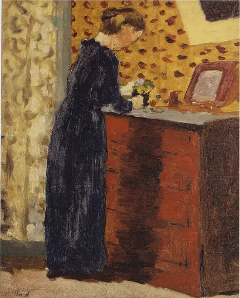 Kırmızı Komodin - Édouard Vuillard