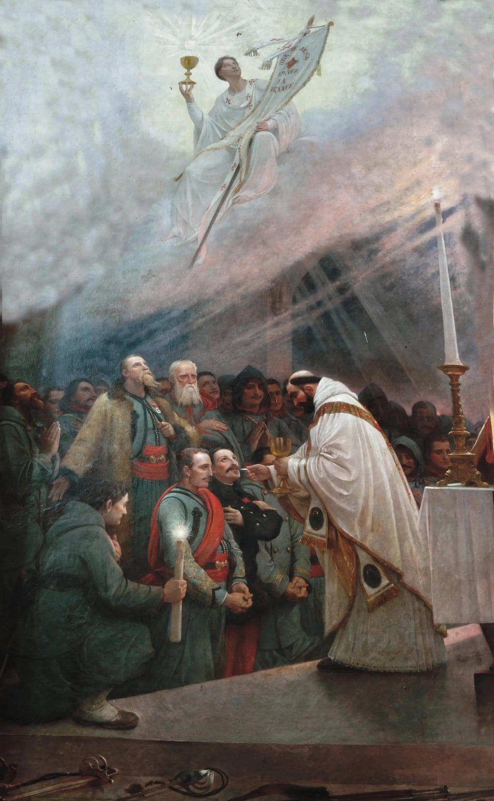 La Communion des Zouaves - Lionel Royer - Alpha Reproduction