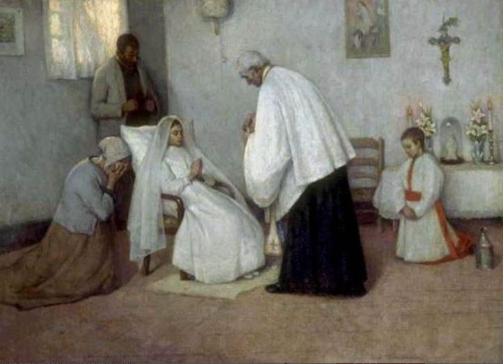 Son Anında Komünyon - Henri Le Sidaner