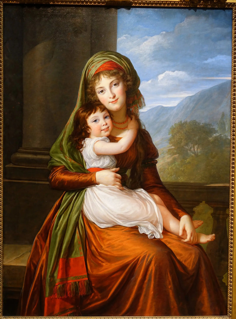 Schoenfeld Kontesi ve Kızı - Élisabeth Vigée Le Brun