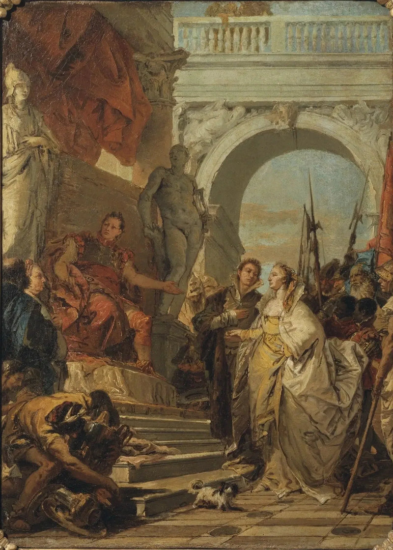 Scipion'un İdrar Kontrolü - Giovanni Battista Tiepolo