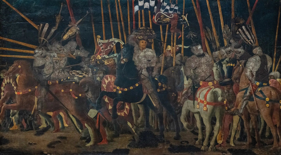 Micheletto Attendolo da Cotignola'nın Karşı-Hücum - Paolo Uccello
