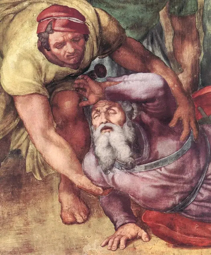 Aziz Paul'un Dönüşümü, detay. - Michelangelo