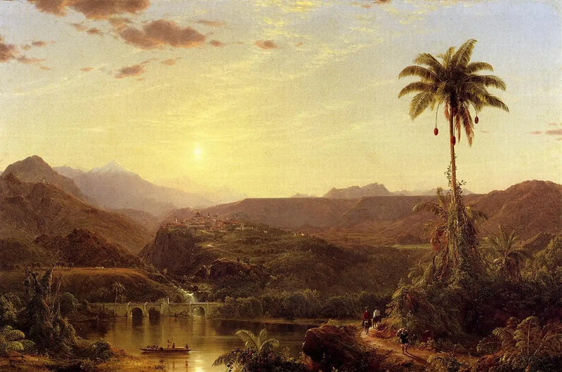 La Cordillère, güneş kucaklayıcı - Frederic Edwin Church