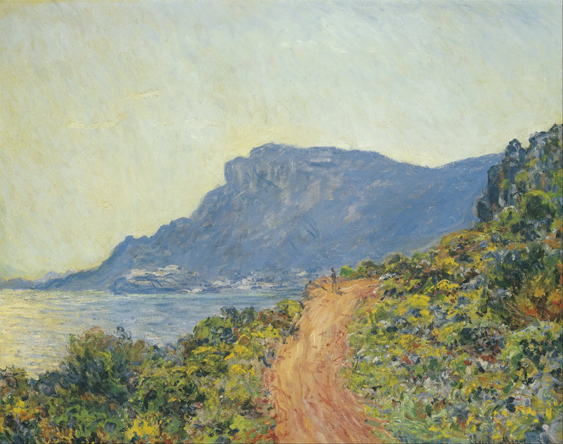 Monako yakınlarında La Corniche - Claude Monet