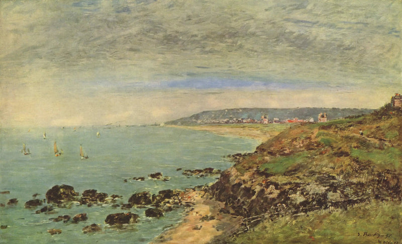 Benerville Yakınlarındaki Atlantik Kıyısı - Eugène Boudin