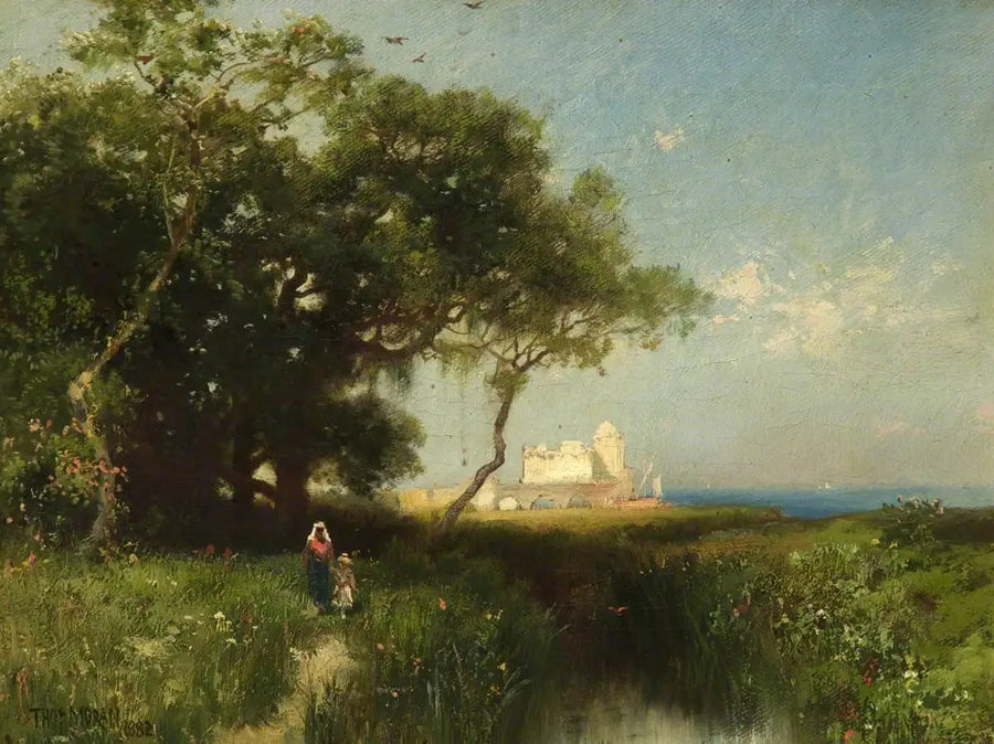 Florida kıyısı - Thomas Moran