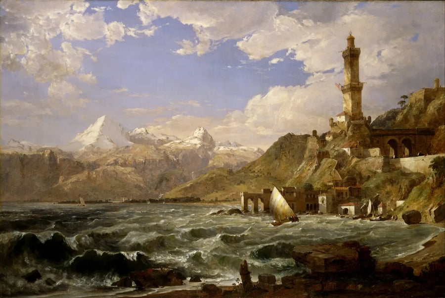 Gênes Kıyısı - Jasper Francis Cropsey