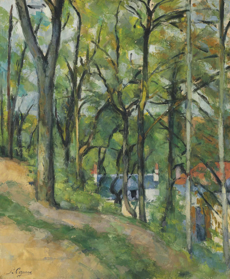 Pontoise'de La Côte Saint-Denis - Paul Cézanne