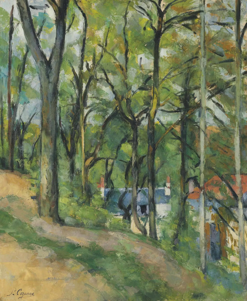 Pontoise'de La Côte Saint-Denis - Paul Cézanne