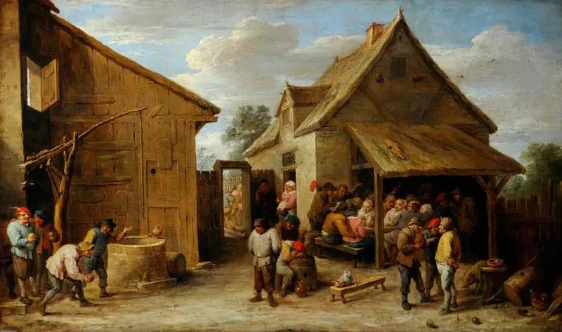 Bir Hanın Avlusu - David Teniers genç