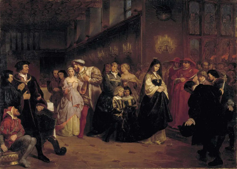 Anne Boleyn'in Mahkeme Avlusu - Emanuel Leutze