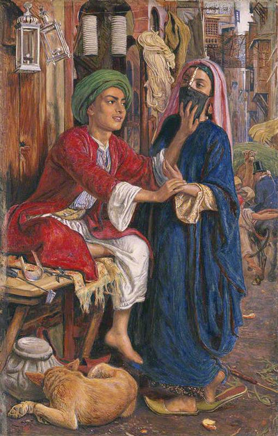 La cour du fabricant de lanternes - William Holman Hunt - Alpha Reproduction