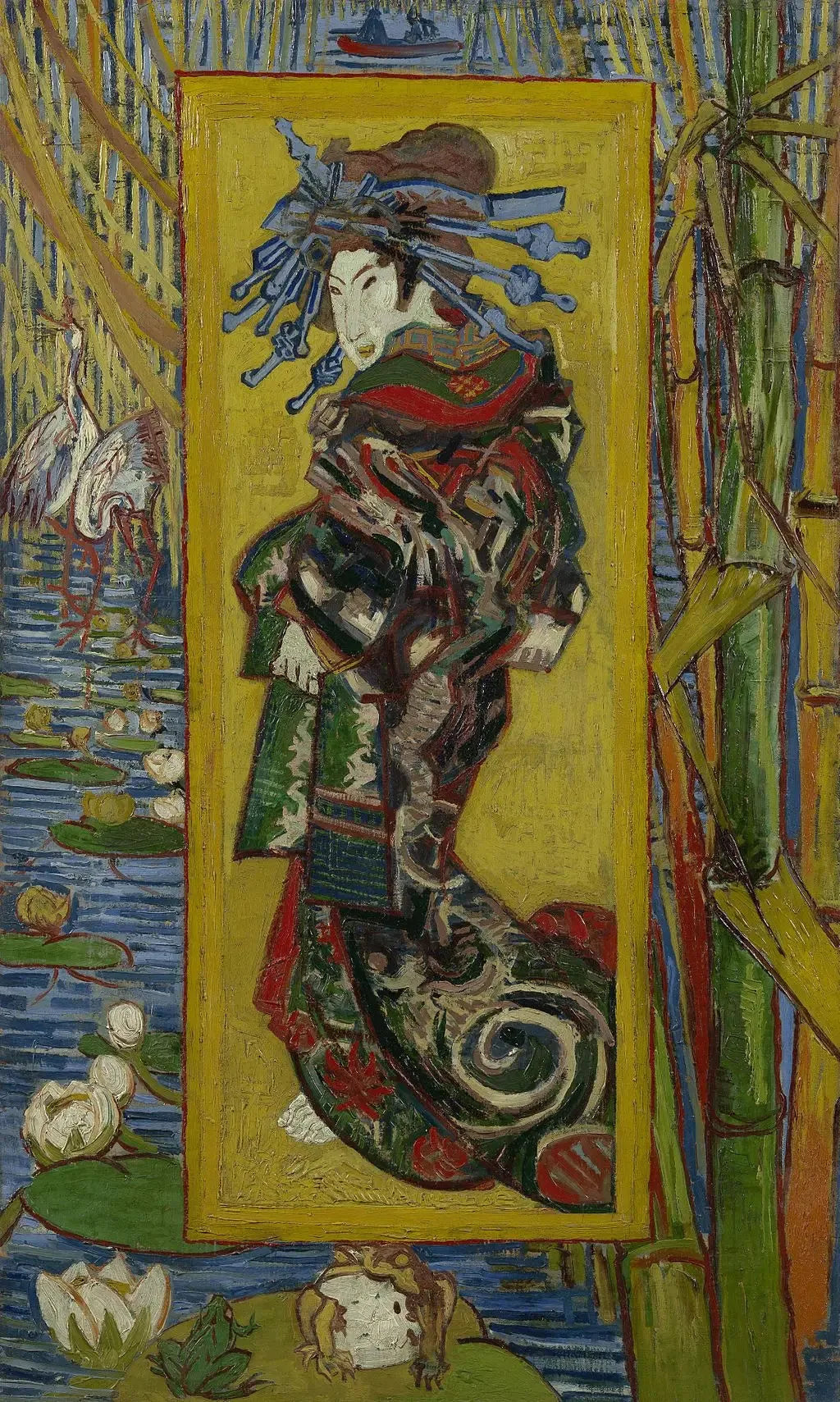La Courtisane (d'après Eisen) - Vincent van Gogh image 1 reproduction d’œuvre d’art à l’huile