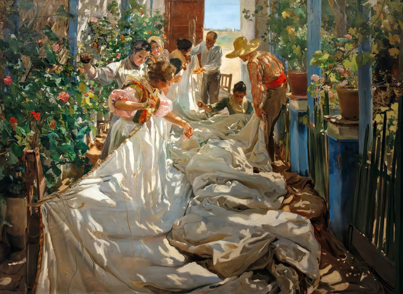 İpliğin Dikişi - Joaquín Sorolla