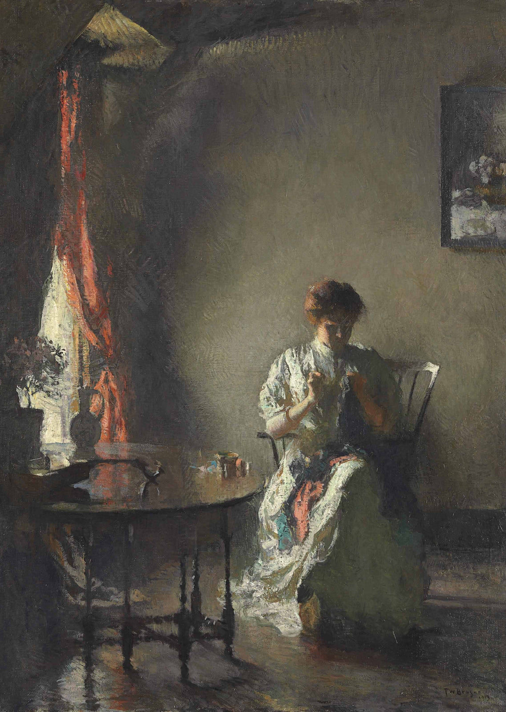 La couturière - Frank Weston Benson - Alpha Reproduction