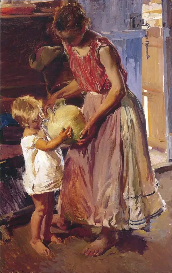 İçme testi - Joaquín Sorolla