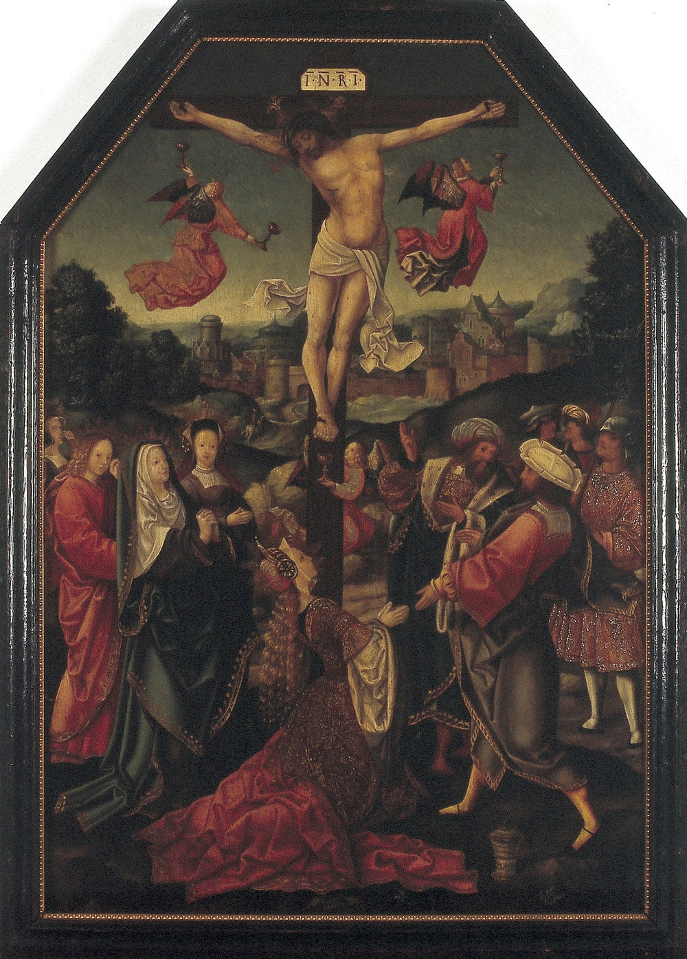 La crucifixion - Jacob Cornelisz van Oostsanen - Alpha Reproduction
