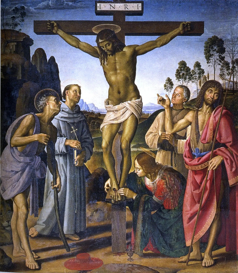 İncil Çarmıha Gerilişi - Pietro Perugino