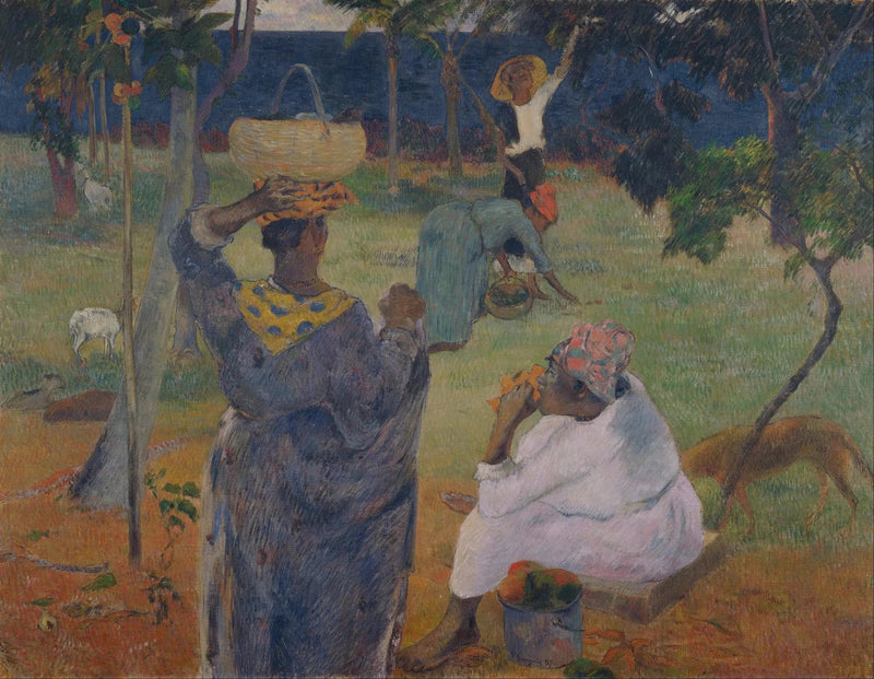 Meyve Toplama, ya da Mango'lar - Paul Gauguin
