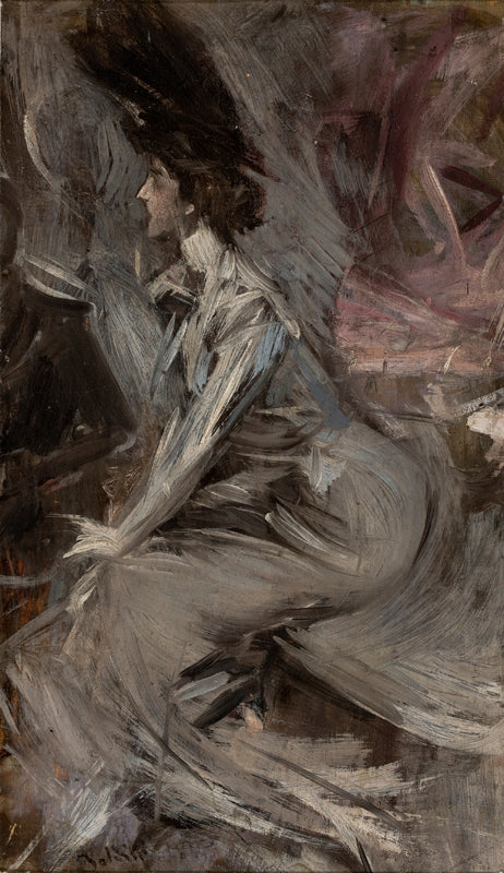 Oturan kadın (Sohbet) - Giovanni Boldini