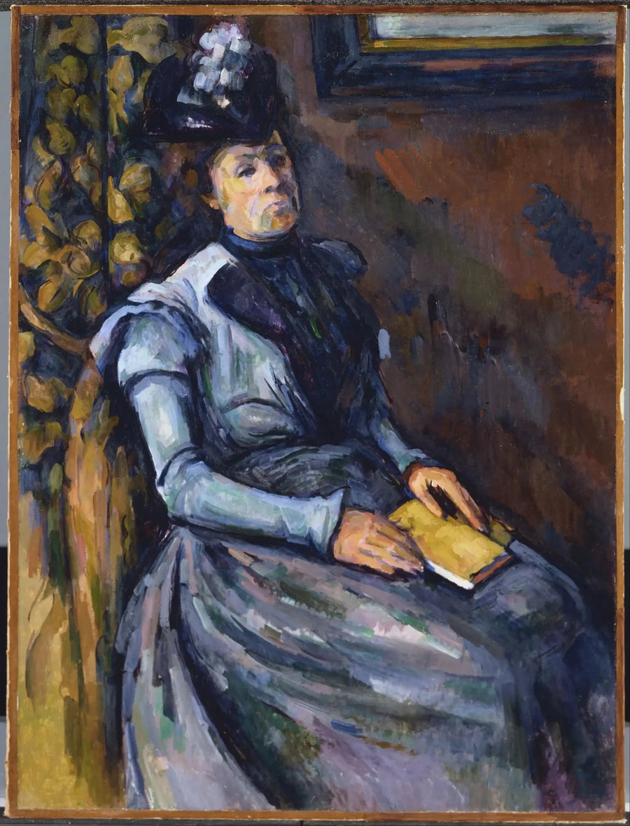 Kitaplı Kadın - Paul Cézanne