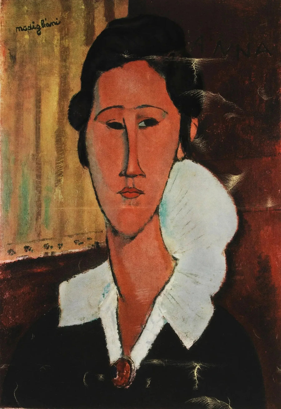 Boyunluklu Kadın - Amedeo Modigliani