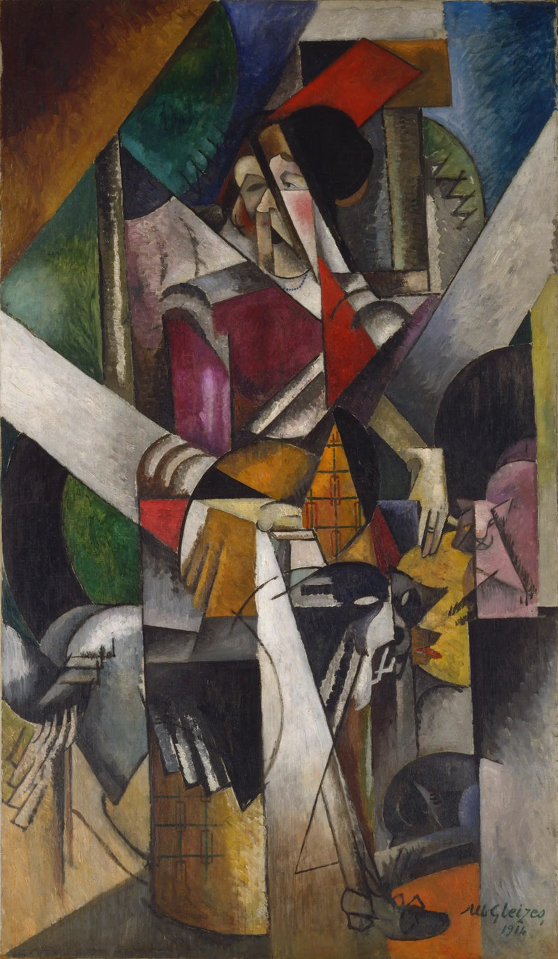 Hayvanlarla Kadın - Albert Gleizes